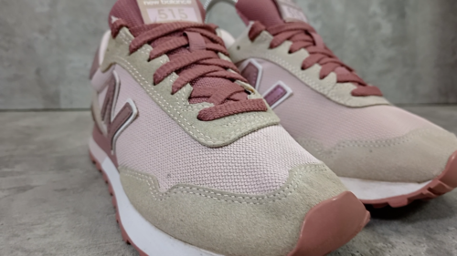 New Balance 515 Women's Pink Beige Suede trainers UK 5.5 - Video 1 di 1