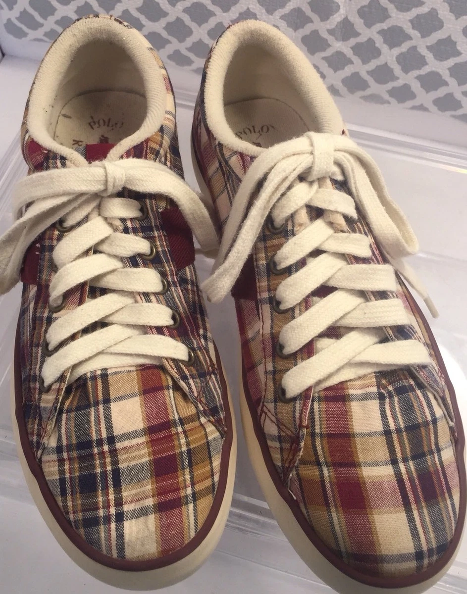 Polo ralph lauren store plaid shoes
