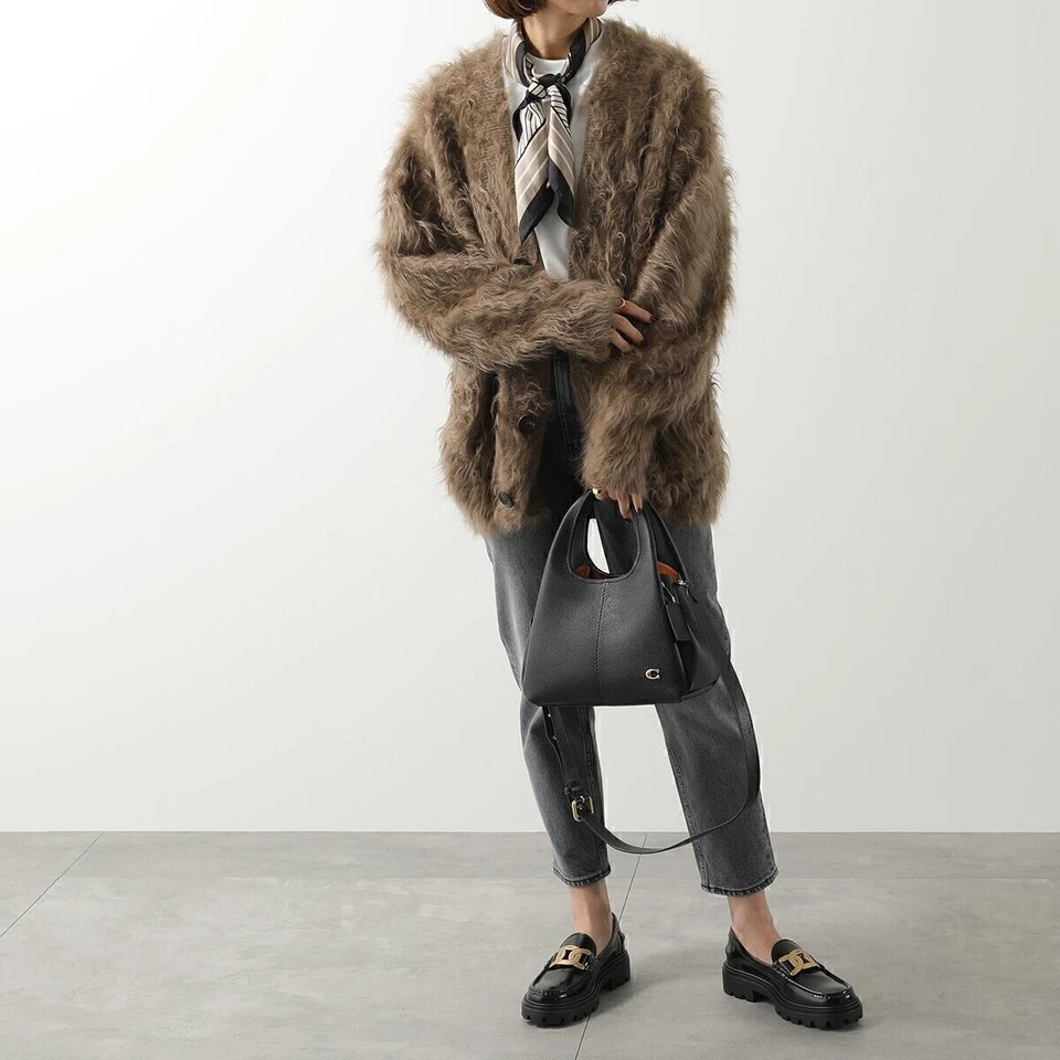 Hot COACH CM545  Polished pebble Leather 2way Shoulder Bag 3 Color - Image 2 of 4