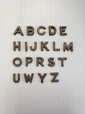 Metal Letters 5/16 inch Straight Font Wide price per letter