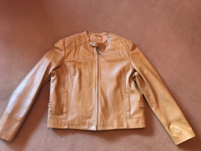 mega Lederjacke hellbraun elegant angesagt Gr. XXL  NEU CORTY BENNETT