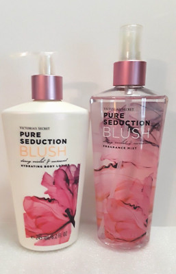 Victoria's Secret Pure Seduction Blush Hydrating Body Lotion Fragrance Mist SET