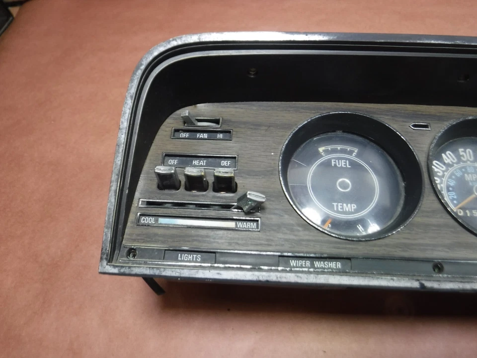 Cuadro de instrumentos velocímetro Jeep Wagoneer SJ J10 Cherokee 73-85 envío gratuito Foto 3 de 4