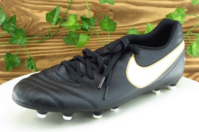 Nike Tiempo Legend V 5 FG Black Green Strike Men Size 11.5 Rare 631518-003  Cleat