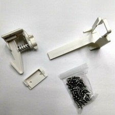 Child Safety Cabinet Locks 12 Pack white plastic