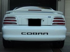 96-98 Mustang Cobra Rear Bumper Vinyl Inserts - Many Colors To Choose From