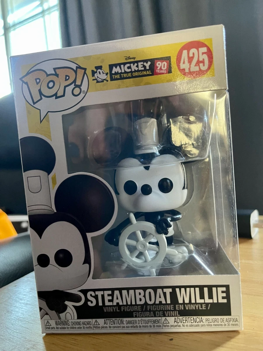 Mickey s 90th Anniversary Steamboat Willie Funko Pop Vinyl Figure 425