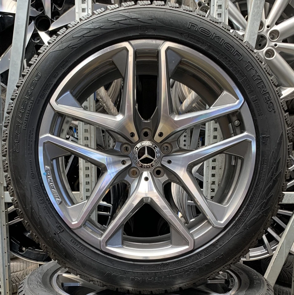 4 Orig Mercedes-Benz Winterräder AMG 265/45 R20 108T M+S GLC AMG GLC 63 C253 X25 - Bild 2 von 3