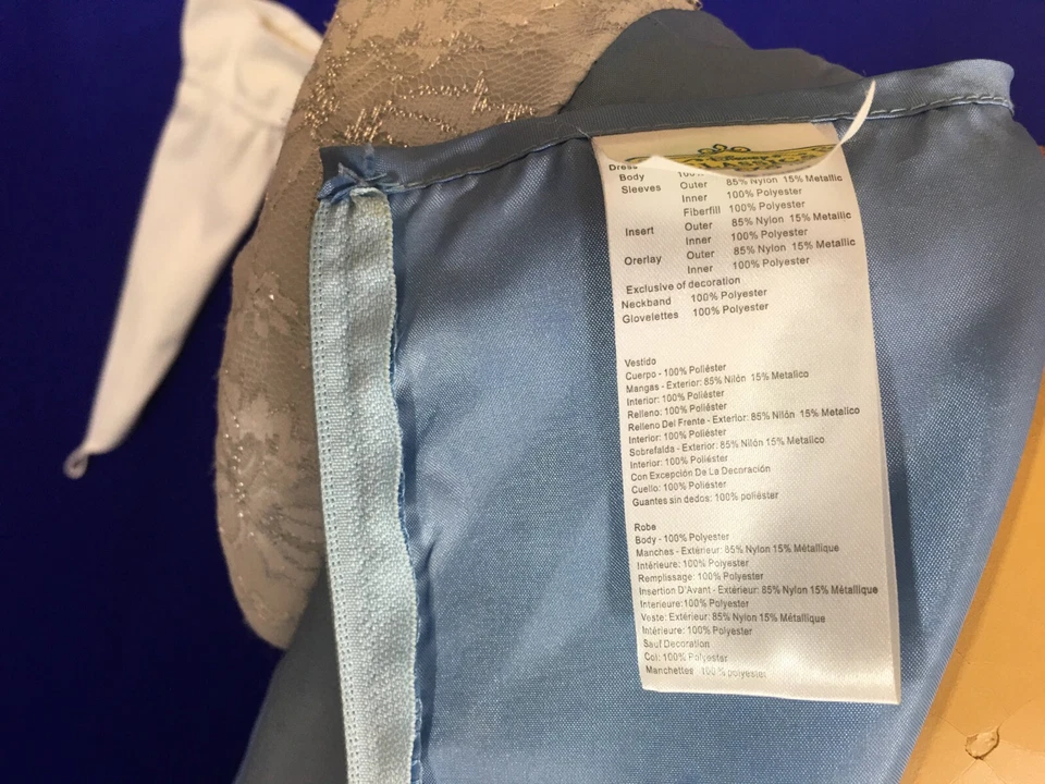 Damas/Adolescentes Disney Clásicos Disfraz Cenicienta Vestido Guantes Banda para el Cuello talla S Foto 4 de 4