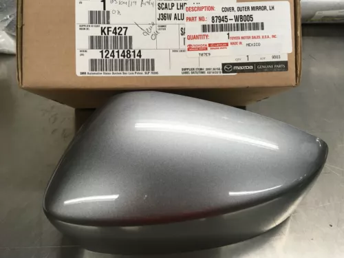 OEM 2016 SCION IA DRIVER SIDE MIRROR COVER ALUMINUM METALLIC 38P