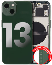 Back Housing W/ Small Components Pre-Installed Compatible For iPhone 13