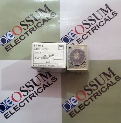 FUJI ST3PF ELECTRONIC TIMER TIME RANGE 60SECOND VOLTAGE 110VAC FREEFAST SHIPPING
