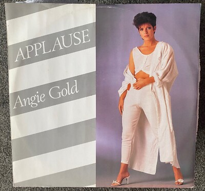 Angie Gold 12'' Single ''Applause'' Original 1986 UK Press In Ex- Condition