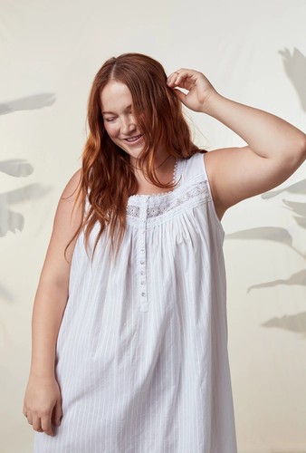 Indian Victorian nightgown nightie cotton nightwear white nightie gift or her - Picture 6 of 7