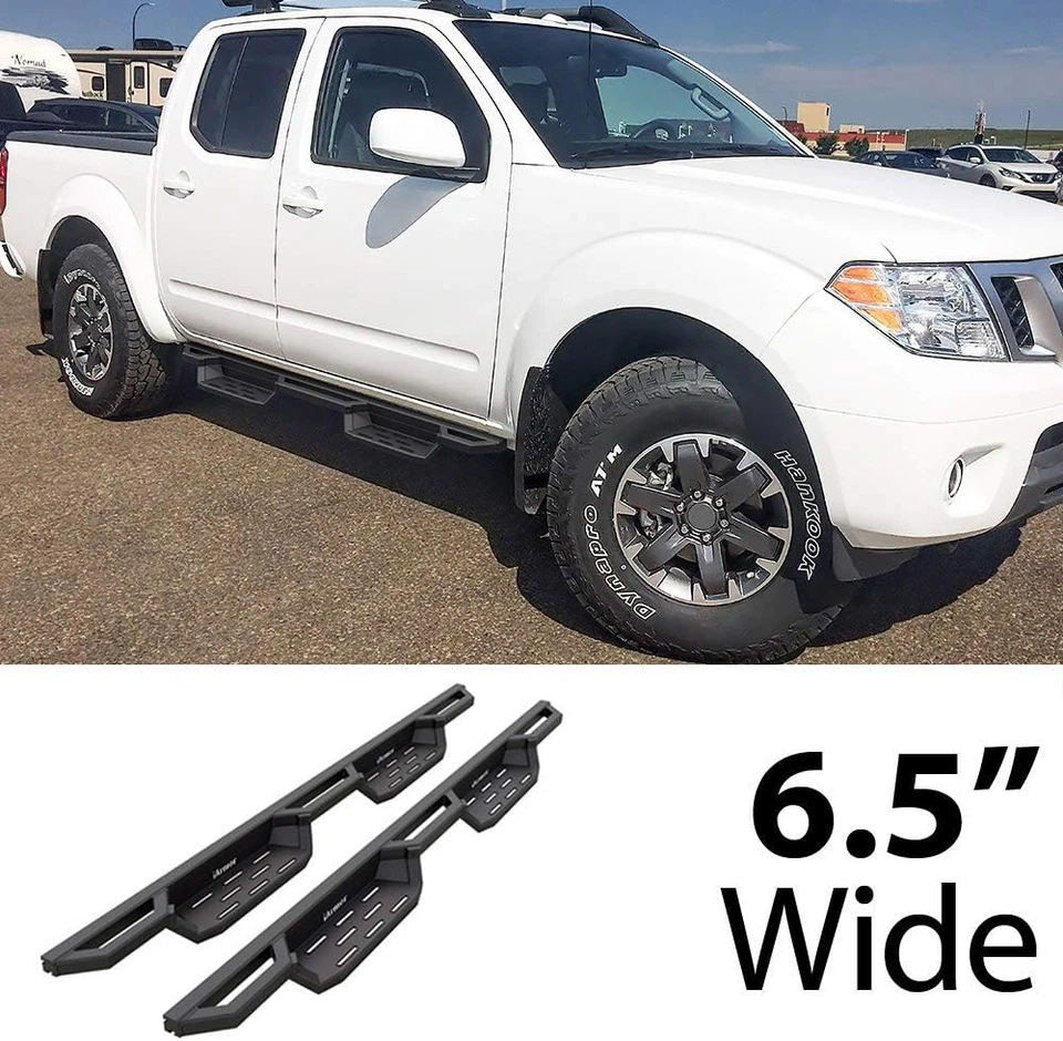 Pasos de bolsillo para estriberas Nissan Frontier Drop Step Frontier 05-24 doble cabina Foto 2 de 4