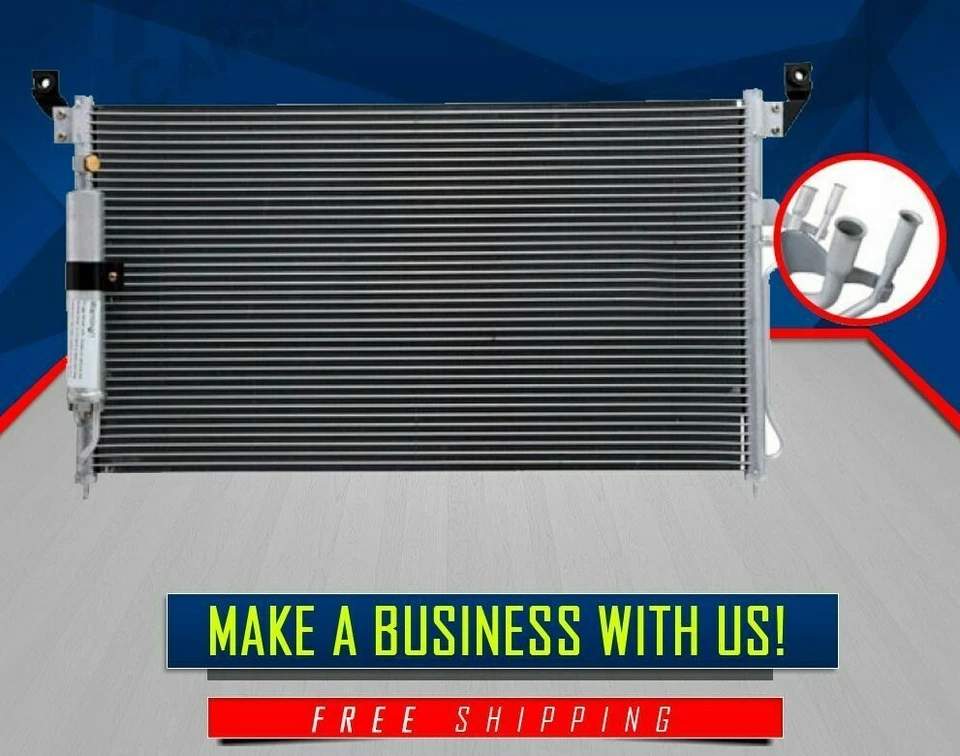 Condensador aire acondicionado compatible con Infiniti FX35 V6-3,5 L 2003-2008, FX45 V8-4,5 L 2003-2008 TYC Foto 2 de 2