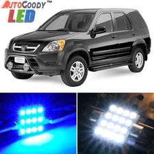 4 x Premium Blue LED Lights Interior Package Kit for Honda CRV 2002-2006 + Tool