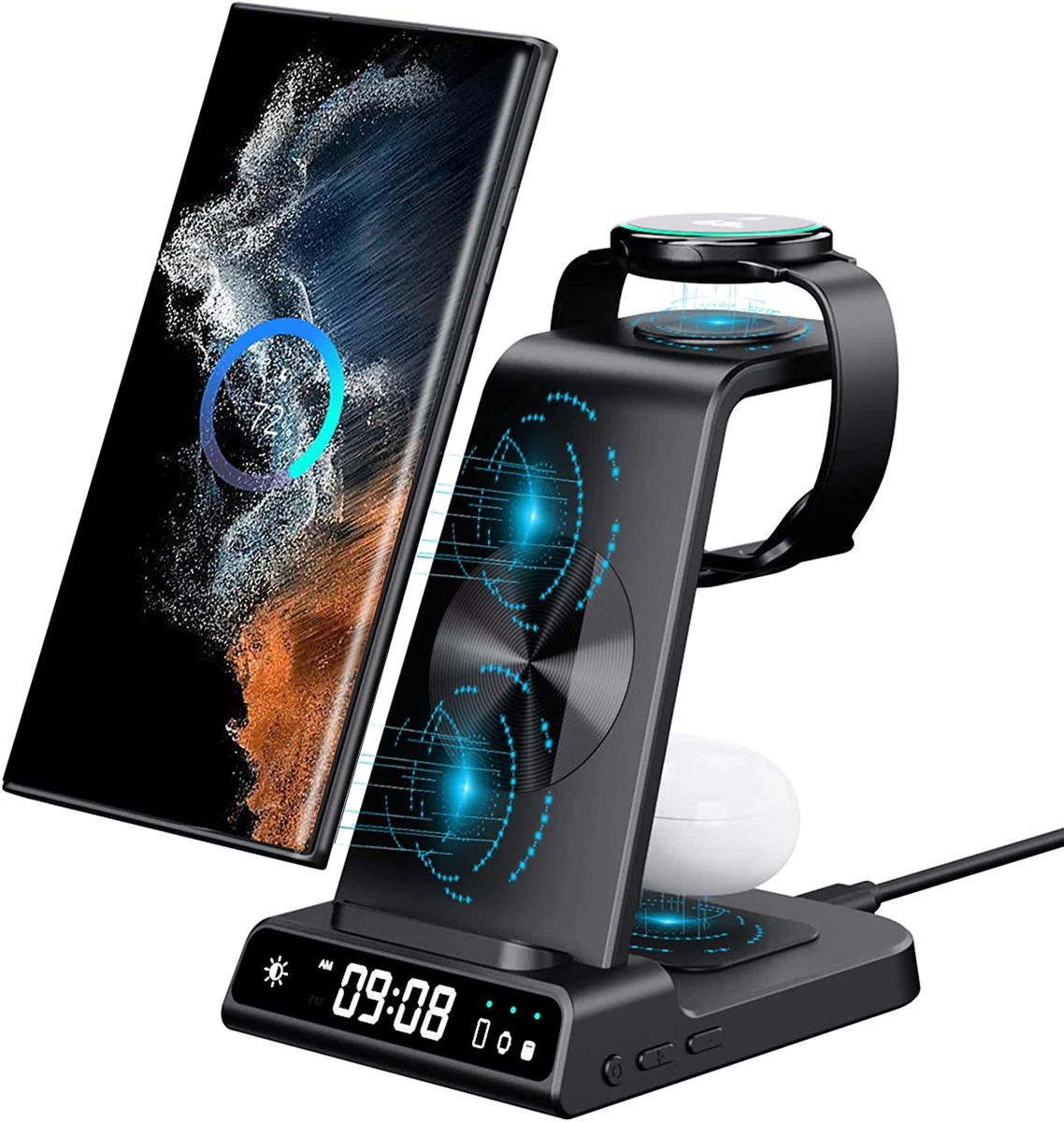 Android 3 in 1 wireless 2025 charger