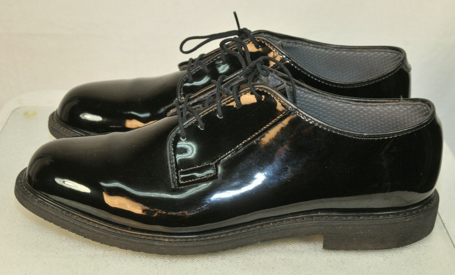 SAOLA Scarpe stringate Bates taglia 11 5 D E00942 uomo Lites nere lucide uniformi