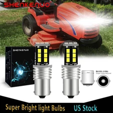 2 6000K LED Headlight Bulb For Simplicity Landlord Prestige Regent mower tractor