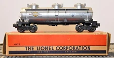 Lionel 6415 Sunoco Tank Car with Original Box