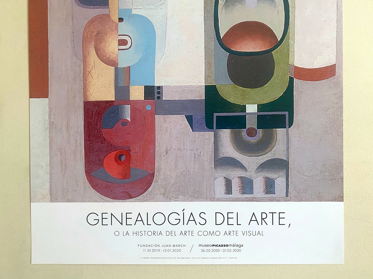 LE CORBUSIER LITHOGRAPH PRINT MODERNIST EXHIBITION POSTER 