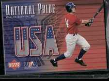 Carlos Quentin 2003 Upper Deck USA Baseball National Pride Game Used Jersey