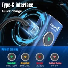 MINIX3 EDC Flashlight Rechargeable With Magnet Red Light Green Laser（Dark Blue）