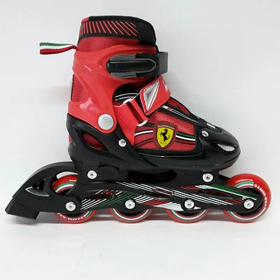 Ferrari Inline Skate verstellbare Kinder Inliner rot Gr. 34-37 Abec 5