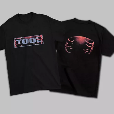 RARE Vintage Tool Undertow T-shirt Rock Band Black Short Sleeve T 