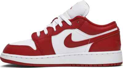 NIKE AIR JORDAN 1 RETRO LOW OG GS I CHICAGO GYM RED WHITE BRED