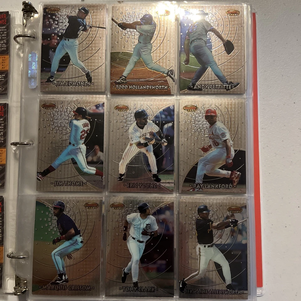 Juego de 200 cartas de béisbol Bowmans Best 1997 y juego de 20 cartas buscadas de vista previa Foto 3 de 4