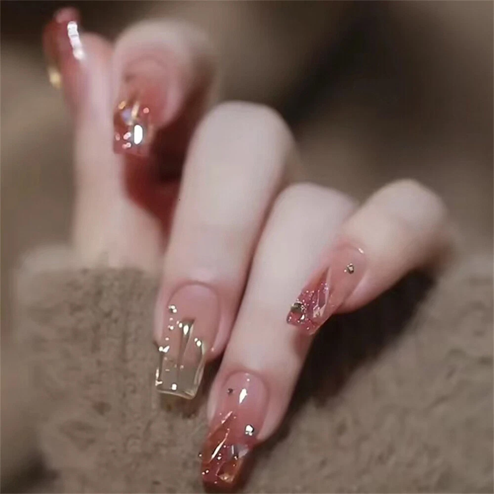 Amazon.com: 3D Glitter French Nail Sticker, 8 Sheets Heart Butterfly Star  Nail Stickers for Women Reflective French Nails Stickers White Stripe Wave  Lines Nail Art Stickers Swirl Line Nail Decals Nail Supplies :