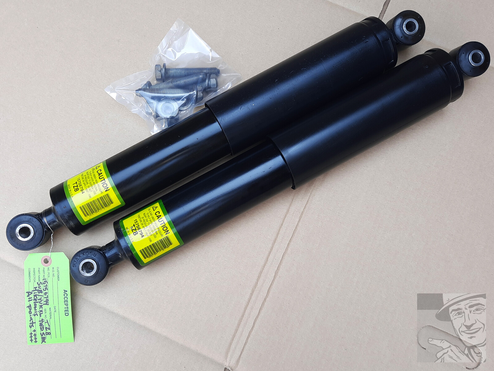 00-06 Chevy Suburban GMC Yukon XL 4WD SACHS Rear Shocks TZ8 
