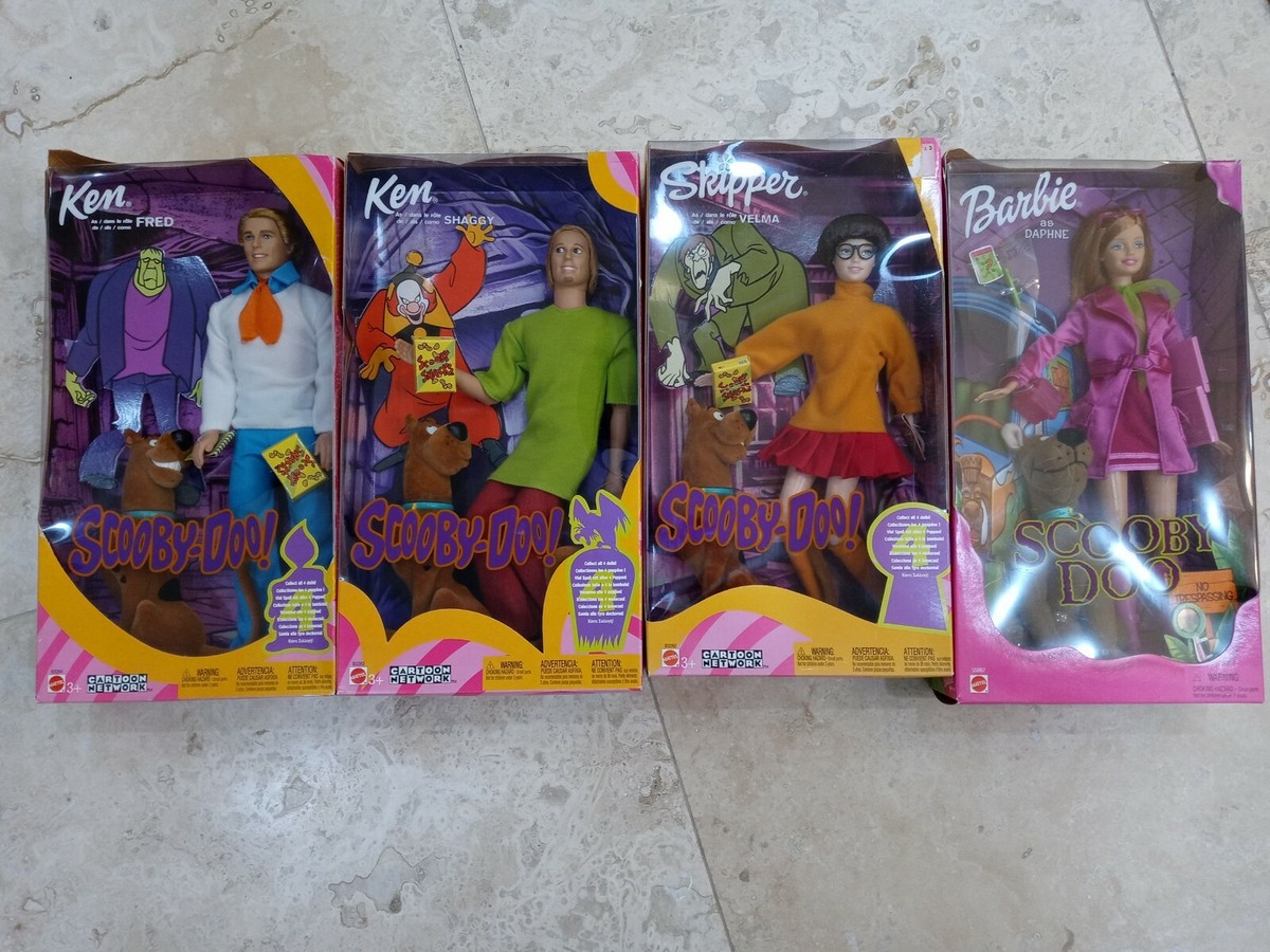 Scooby Doo Barbie Ken Doll Lot Daphne Shaggy Velma Fred | eBay
