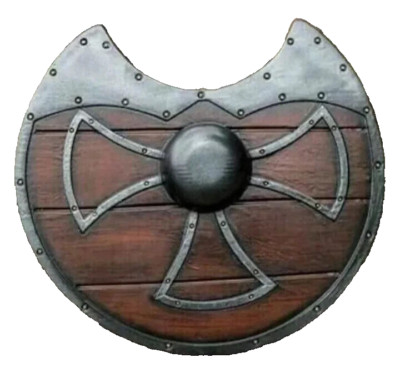 Medieval Round Shield Viking Armor Shield cosplay Battle Design Shield Wooden