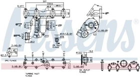 NISSENS Turbolader mit Dichtungen für VW Multivan T5 Transporter