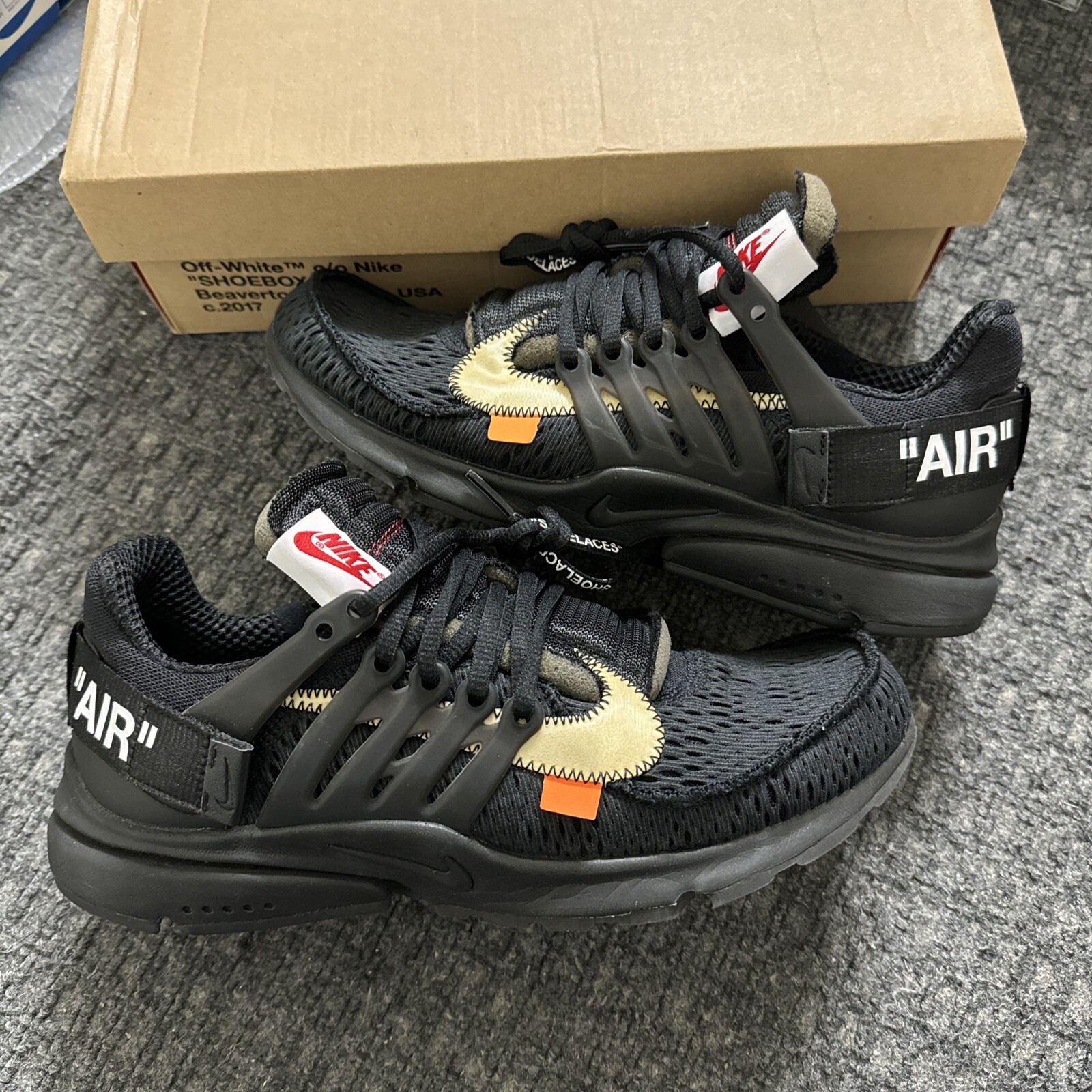OFF WHITE X NIKE Taglia 8 Nike Air Presto x Off White basse nere