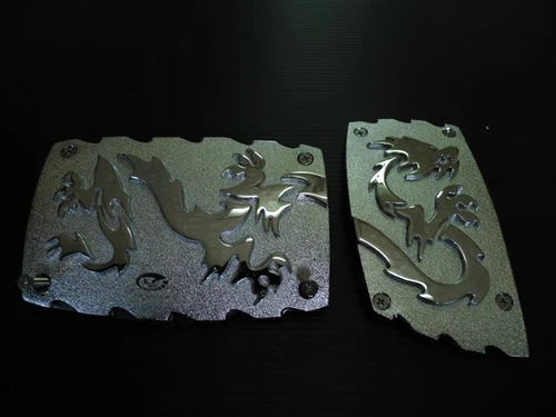 CAR Automatic Transmission Pedals ALLOY METAL DRAGON MODEL X  2 PIECES