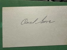Orval Grove signed library-style card - White Sox debut 1940