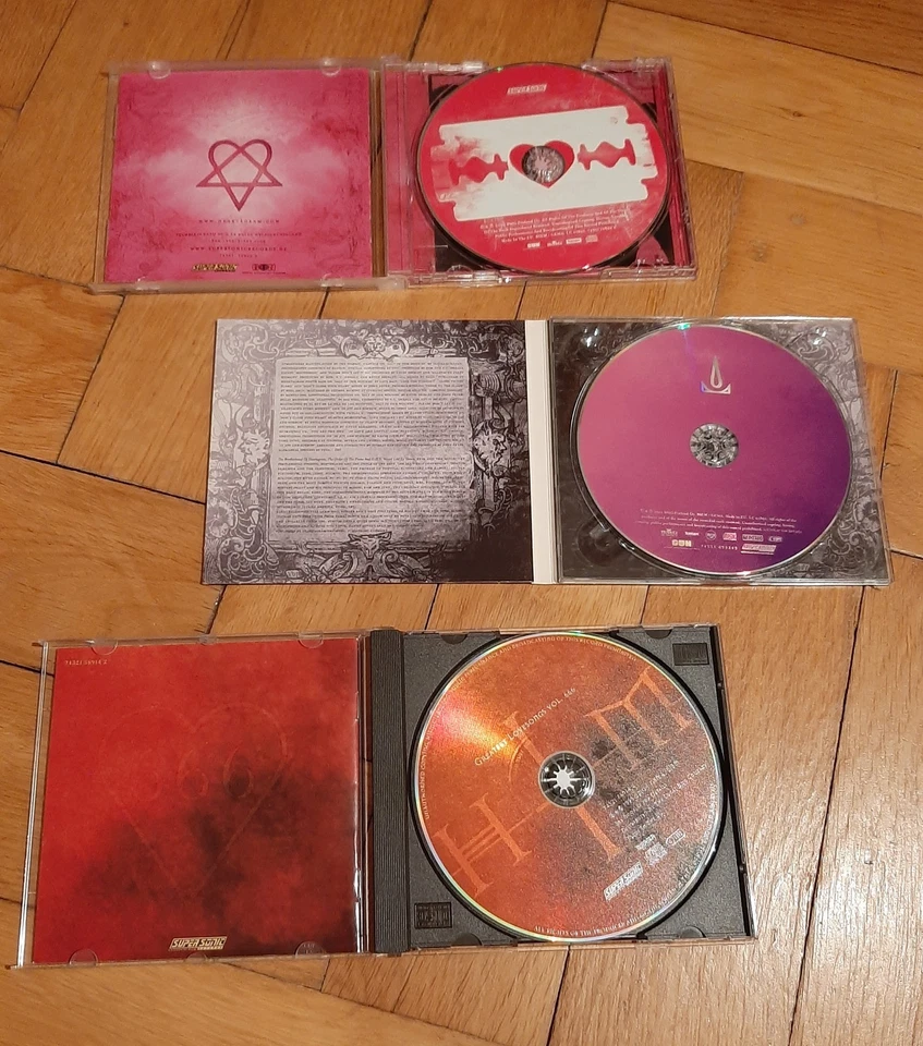3x CD HIM Razorblade Romance / Greatest Lovesongs / Deep Shadows... | Neuwertig - Bild 2 von 3