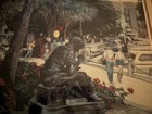 Joyce Nagel Hilton Head SC Signed And No. 61/250 Depicts Statue Out To Lunch — photo 5