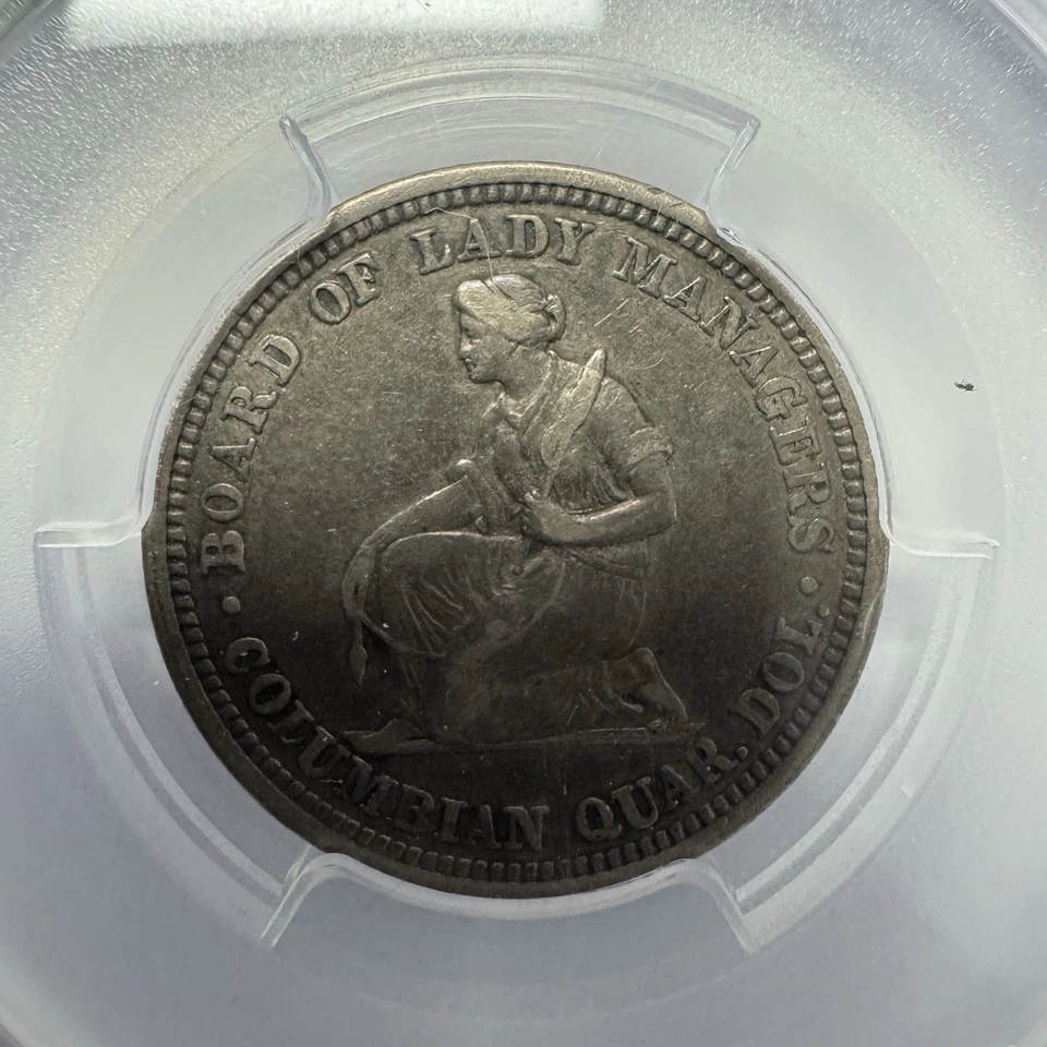 1893 Isabella Quarter 25C PCGS XF40 Silver Coin - Image 4 of 4