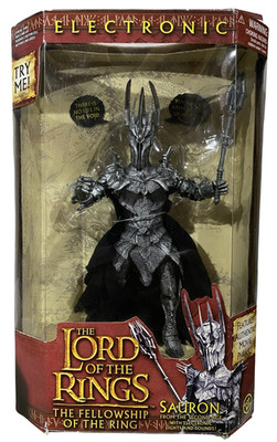Lord of the Rings Sauron 12'' ToyBiz Electronic Action Figure NEW 2002 Fellowship