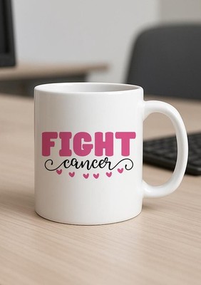 Brustkrebs Bewusstsein Heilung Tasse Tasse Geschenk Neuheit Kaffee Tee Geburtstagsgeschenk