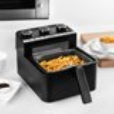 Kalorik Black Digital Air Fryer and Deep Fryer, 2-in-1 !