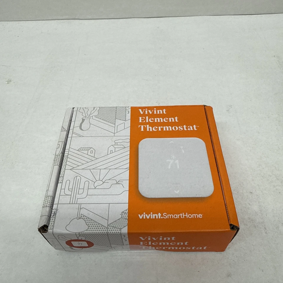 Vivint Element Smart Home Thermostat V2 (VS-ELEM02-001) - Brand New - Image 2 of 4