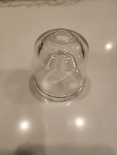 Vintage PYREX Glass Pie Vent Funnel Bird 2.5" Clear Steam Release Baking Tool