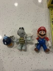 Lot of 3 World of Nintendo Super Mario Bros. 4”  Figures Dry Bones Bob Omb