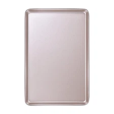 13"×9" Commercial Cookie Sheet Pan Nonstick ,Champagne Gold